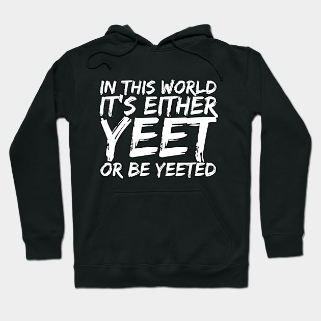 Yeet or Be Yeeted Internet Meme Hoodie by bpcreate